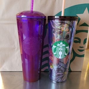 4 bundle Starbucks tumblers